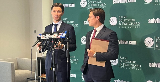 Attorneys Patrick A. Salvi II of Salvi, Schostok & Pritchard P.C. and Parker G. Stinar of Stinar Gould Grieco & Hensley PLLC